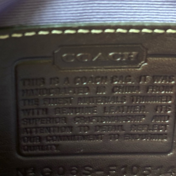 Vintage Y2K Coach Patchwork Crossbody Bag Brown/Purple - Picture 7 of 10